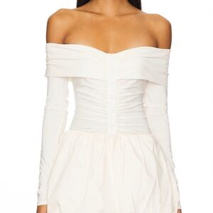 NEW NWT The Line by K Lunar Bodysuit in Vanilla